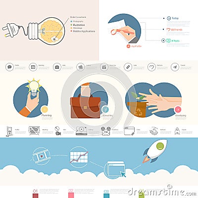 Infographics elements Vector Illustration