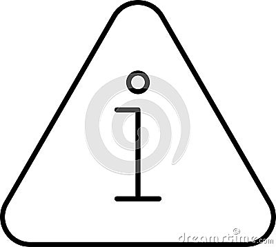 Information icon vector. Inform, guide, privacy policy, manual, rule, instruction vector illustration Cartoon Illustration