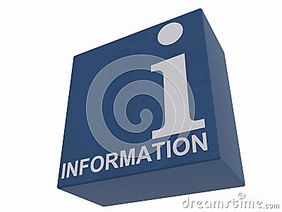 Information sign Stock Photo