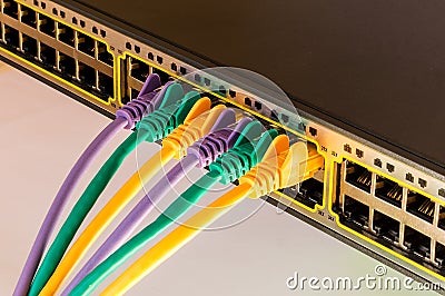 Information Technology Computer Network, Telecommunication Stock Photo