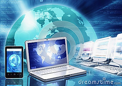 Information technology and gadget Stock Photo