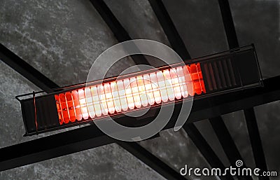 Infrared heater Stock Photo