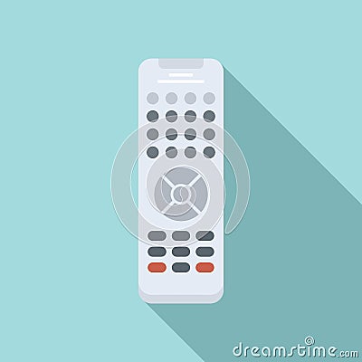 Infrared remote control icon, flat style Vector Illustration