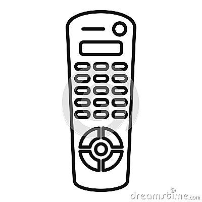 Infrared remote control icon, outline style Vector Illustration