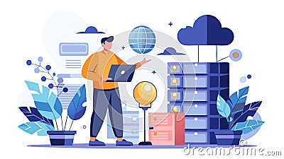 IT Infrastructure Architects possess deep technical expertise in networking, virtualization, and cloud technologies Stock Photo
