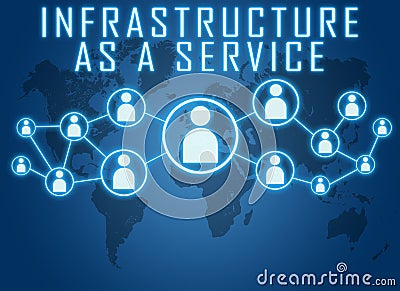 Infrastructure as a Service Stock Photo