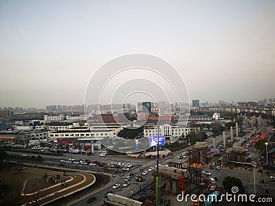 The infrastructure working place in china Editorial Stock Photo
