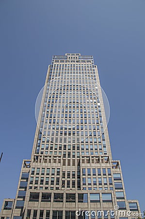 The ING Building Or The Rembrandt Tower At Amsterdam The Netherlands 2018 Editorial Stock Photo