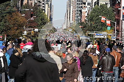 ING New York City Marathon, Runnes Editorial Stock Photo