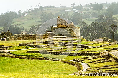 Ingapirca Inca Ruins In Ecuador Stock Photo