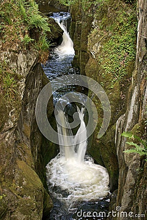 Ingleton Waterfalls Trail Stock Photo