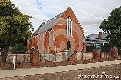 St Augustines Church of England (Anglican Church) was built in 1864 and classified by the National Trust in 1973 Editorial Stock Photo