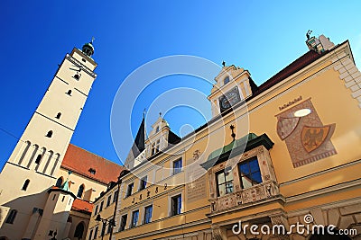 Ingolstadt is a city in Bavaria / Germany Stock Photo