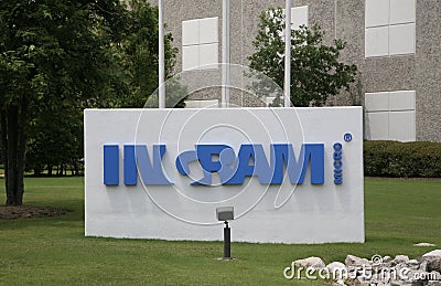 Ingram Micro Sign, Millington, TN Editorial Stock Photo