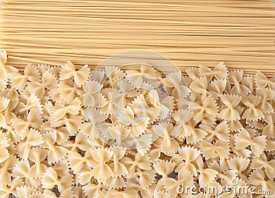 Ingredients for cooking pasta Stock Photo