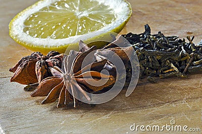 Ingredients for a good tea Stock Photo