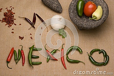 ingredients of mexican cuisine Stock Photo