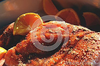 Preparing delicious and healthy food in the home kitchen for christmas Stock Photo