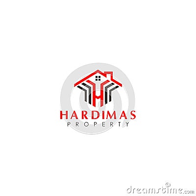 Initial H Property Logo Design Inspiration vector Vector Illustration