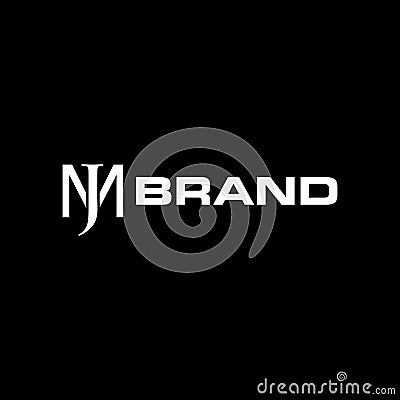 Initial JM or MJ modern logo design, logo for your brand and business Vector Illustration