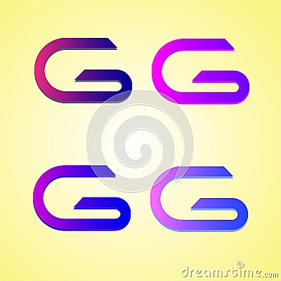 Initial letter G logo design. Best G logo for your company Vector Illustration