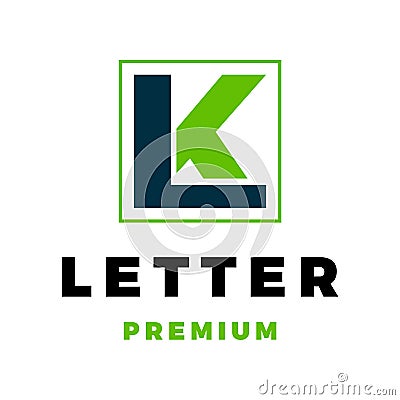 Initial Letter LK Icon Vector Logo Template Illustration Design Vector Illustration