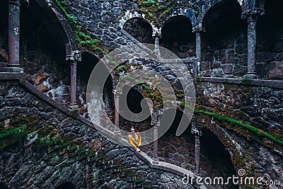 Initiation well in Sintra. Protugal. Stock Photo