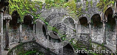 The Initiation Well wide angle Stock Photo