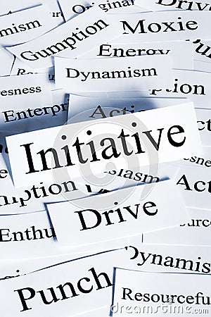 Initiative Concept Vertical Stock Photo