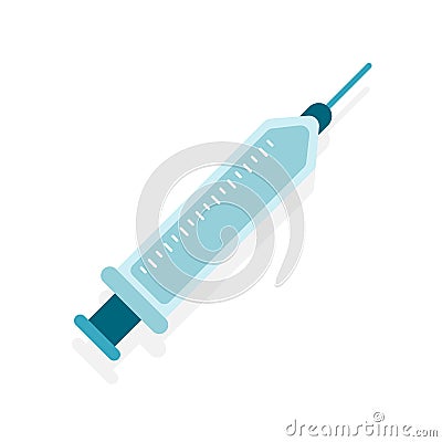Inject design vector objects illustration science elements and laboratory objects Vector Illustration