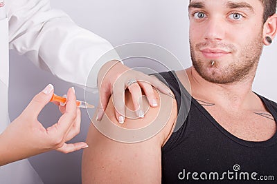 Injection Stock Photo