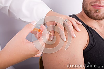 Injection Stock Photo