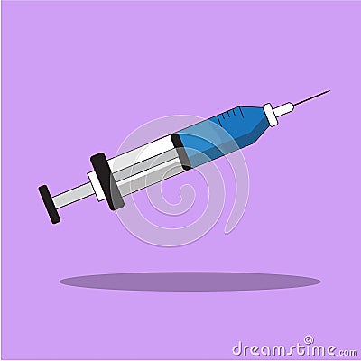 Injection for corona virus vector Vector Illustration