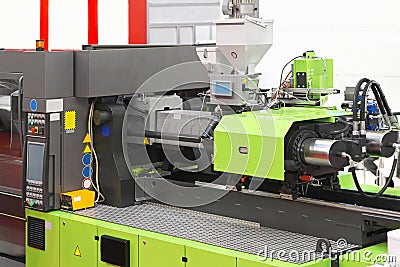 Injection moulding Stock Photo