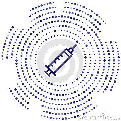 injection vector icon. injection editable stroke. injection linear symbol for use on web and mobile apps, logo, print media. Thin Vector Illustration