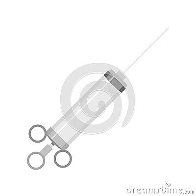 Injector icon, flat style Vector Illustration