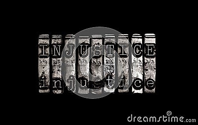 Injustice concept Stock Photo