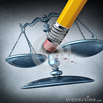 Injustice And Discrimination Stock Photo