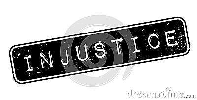 Injustice rubber stamp Vector Illustration