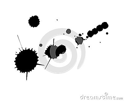 Ink blot Stock Photo