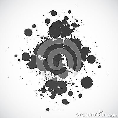 Ink blot Vector Illustration