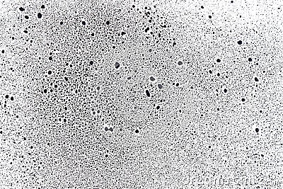 Ink blotches, drops and beads Stock Photo