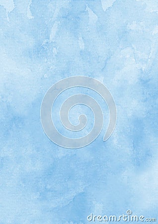 Ink blue watercolor texture paper background Stock Photo