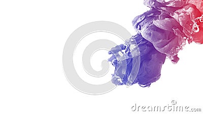 Ink drop water color background abstract motion creative calm Stock Photo