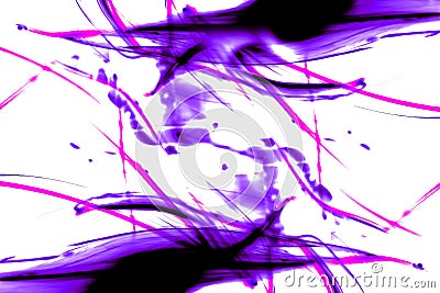 Ink drops in water watercolours watercolour abstract fluid water aqua wallpaper backgrounds background colours color colors colour Stock Photo
