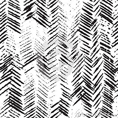 Ink herringbone texture Vector Illustration