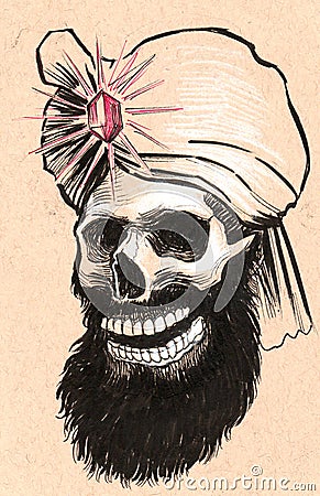 Indian skull Stock Photo