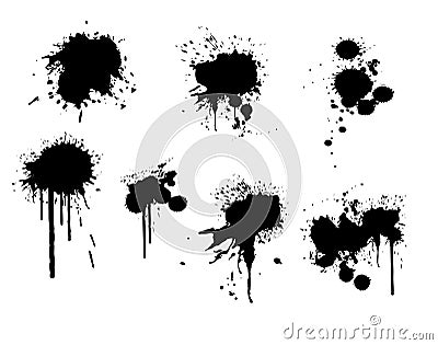 Ink splatter Vector Illustration