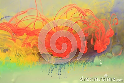 Ink Swirls Stock Photo