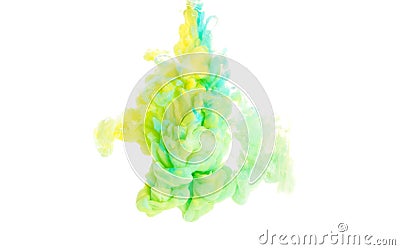 Ink in water. abstract background Stock Photo